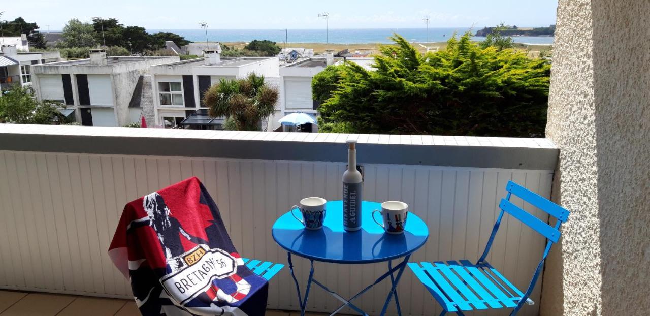 Appartement ,le Trimaran, avec vue sur l'océan Guidel Extérieur photo